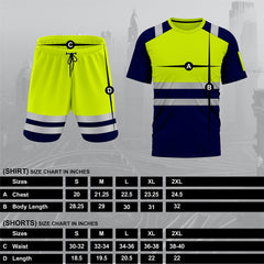 Toro Activa Hi-Vis Tracksuit / Tshirt and Shorts Set SST-101