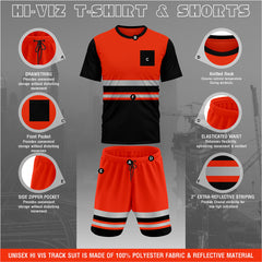 Toro Activa Hi-Vis Tracksuit / Tshirt and Shorts Set SST-103