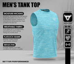 Toro Activa Essentials Milange Performance Tank Top - 3 Colour Pack TORO ACTIVA