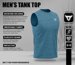 Toro Activa Essentials Milange Performance Tank Top - 3 Colour Pack TORO ACTIVA