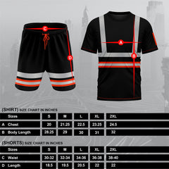 Toro Activa Hi-Vis Tracksuit / Tshirt and Shorts Set SST-104