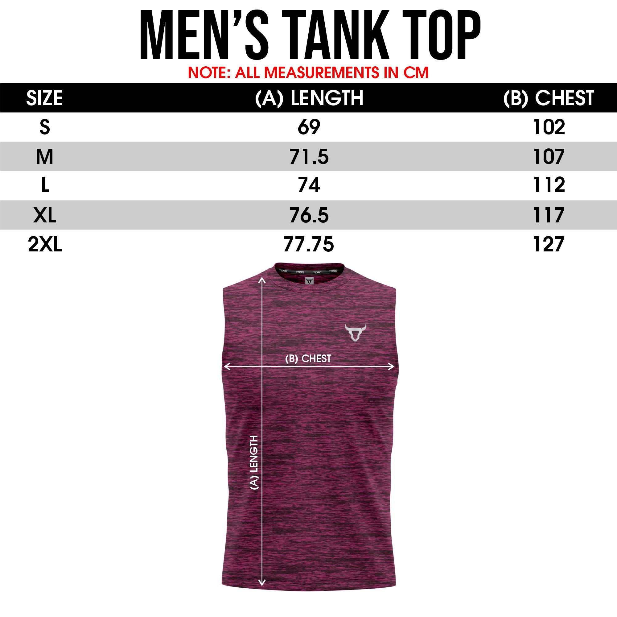 Toro Activa Essentials Milange Performance Tank Top - 3 Colour Pack TORO ACTIVA