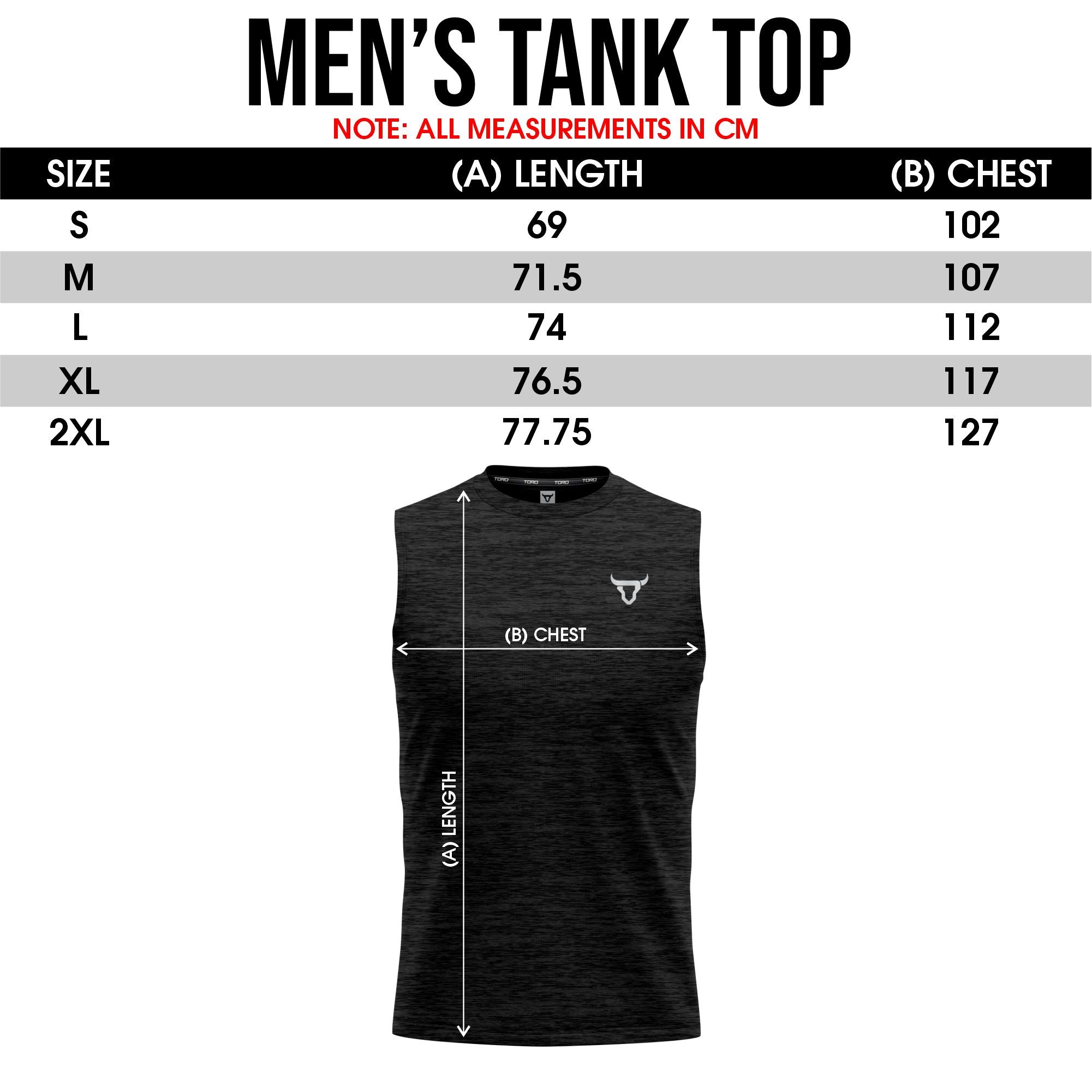 Toro Activa Essentials Milange Performance Tank Top - 3 Colour Pack TORO ACTIVA