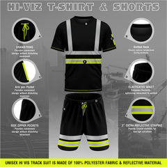 Toro Activa Hi-Vis Tracksuit / Tshirt and Shorts Set SST-104