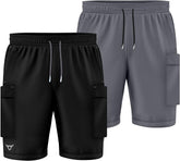 Toro Activa Athletic Cargo Shorts Quick Dry - Pack of 2