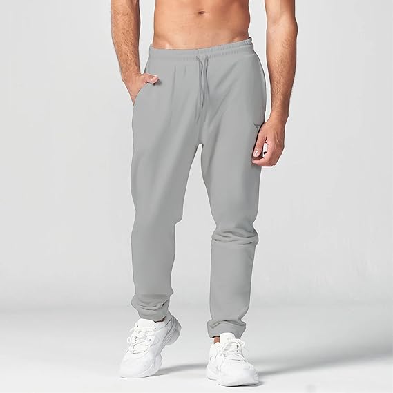 Toro Activa Mens Lightweigt Cuffed Bottoms Jogging Trouser Grey TORO ACTIVA
