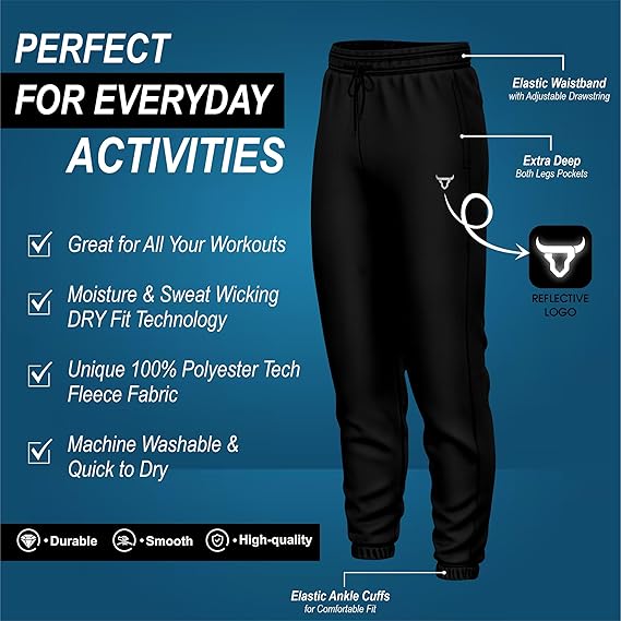 Toro Activa Mens Lightweigt Cuffed Bottoms Jogging Trouser TORO ACTIVA