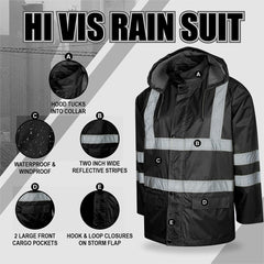 Toro Activa Lightweight Hi-Vis Rainsuit - RS105