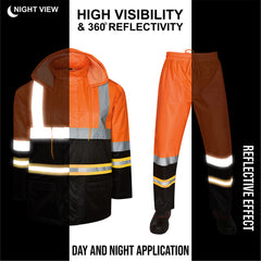Toro Activa Lightweight Hi-Vis Rainsuit - RS103
