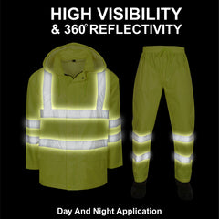 Toro Activa Lightweight Hi-Vis Rainsuit - RS105