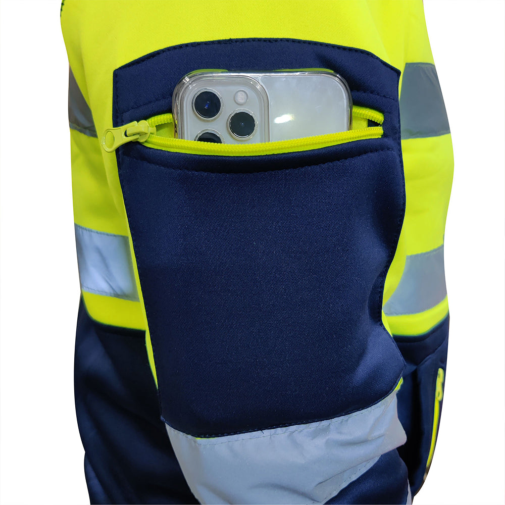 Toro Activa Hi-Vis Fleece Full Zip Workwear Hoodie 11 TORO ACTIVA