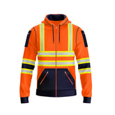 Toro Activa Hi-Vis Fleece Workwear Hoodie 11 - Orange/Navy 2XL TORO ACTIVA