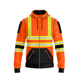 Toro Activa Hi-Vis Fleece Workwear Hoodie 11 - Orange/Black 2XL TORO ACTIVA