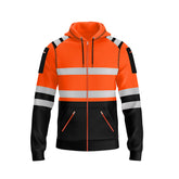 Toro Activa Pullover Fleece Hi-Vis Full Zip Hoodie 8 Orange Black TORO ACTIVA