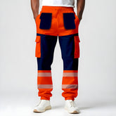 Toro Activa Workwear Fleece Joggers TR107 - Orange/Navy TORO ACTIVA