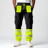 Toro Activa Workwear Fleece Joggers TR106 - Black/Yellow TORO ACTIVA