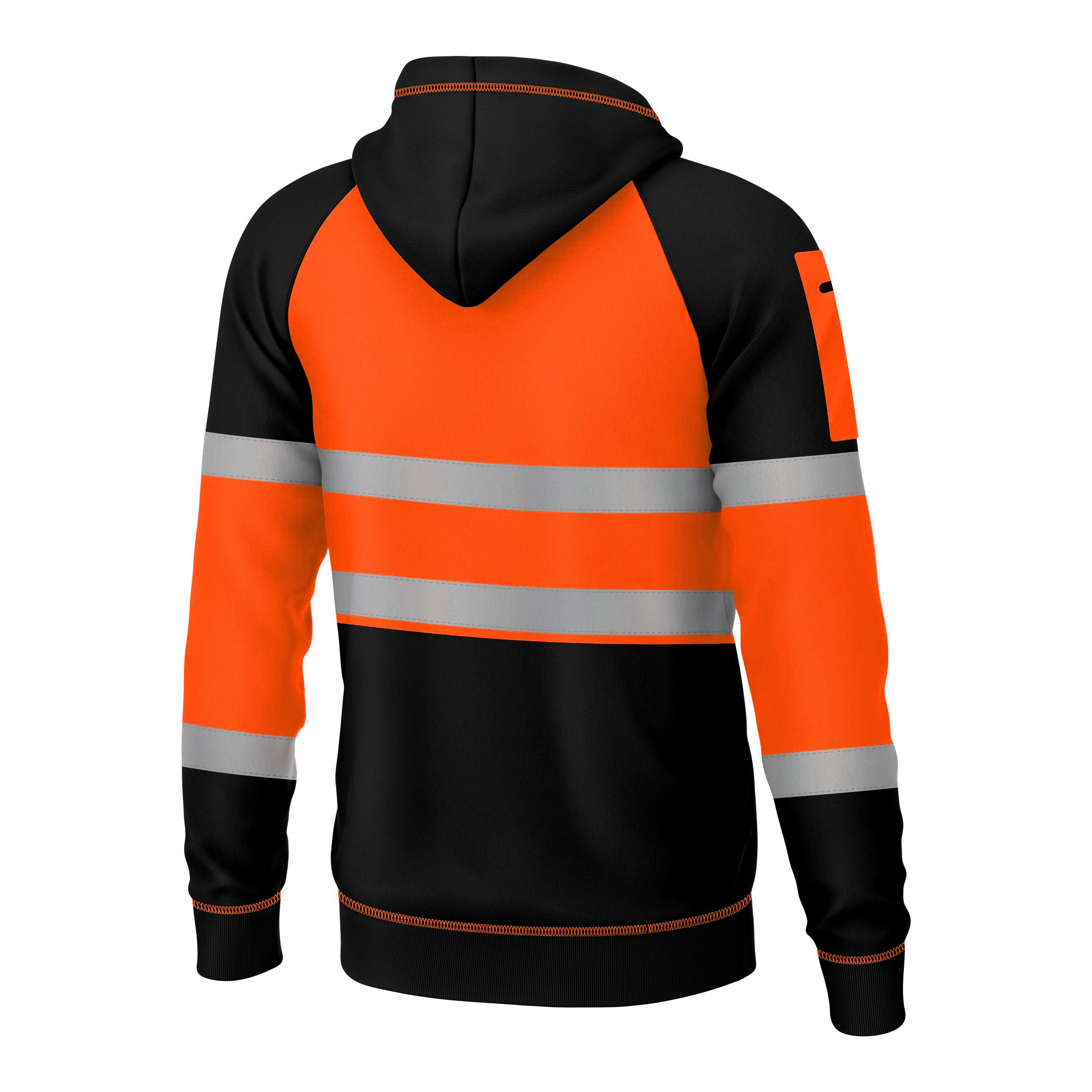 Toro Activa Hi-Vis Pullover Fleece Hoodie 1002 - Orange/Black TORO ACTIVA