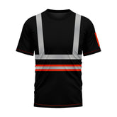 Toro Activa Hi-Vis Workwear TShirt T104 Orange/Black 2XL TORO ACTIVA