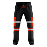 Toro Activa Workwear Fleece Joggers TR104 - Orange/Black 2XL TORO ACTIVA