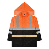 Toro Activa Lightweight Hi-Vis Rainsuit - RS103 Orange Black TORO ACTIVA