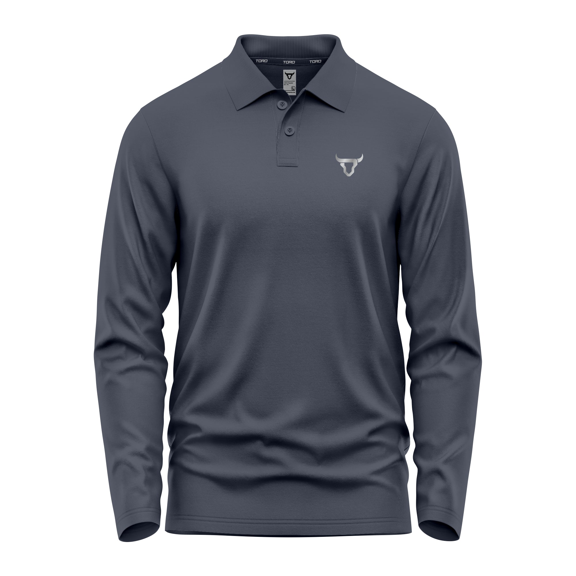 Toro Activa Dri-FIT Performance Long Sleeve Polo Grey TORO ACTIVA