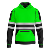 Toro Activa Hi-Vis Fleece Pullover Hoodie 1006 Kids Green Black TORO ACTIVA