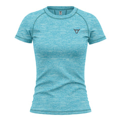 Toro Activa Women's Dry-Fit Melange Raglan Tee Blue TORO ACTIVA