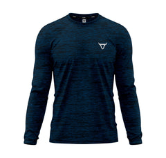 Toro Activa EliteFit Melange Long Sleeve Performance Tee Blue TORO ACTIVA