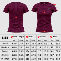 Toro Activa Women's Dry-Fit Melange Raglan Tee TORO ACTIVA