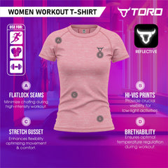 Toro Activa Women's Dry-Fit Melange Raglan Tee TORO ACTIVA