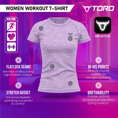 Toro Activa Women's Dry-Fit Melange Raglan Tee TORO ACTIVA
