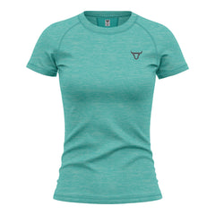 Toro Activa Women's Dry-Fit Melange Raglan Tee sky TORO ACTIVA
