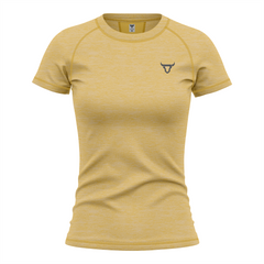Toro Activa Women's Dry-Fit Melange Raglan Tee Yellow TORO ACTIVA