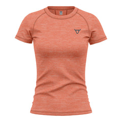 Toro Activa Women's Dry-Fit Melange Raglan Tee Orange TORO ACTIVA