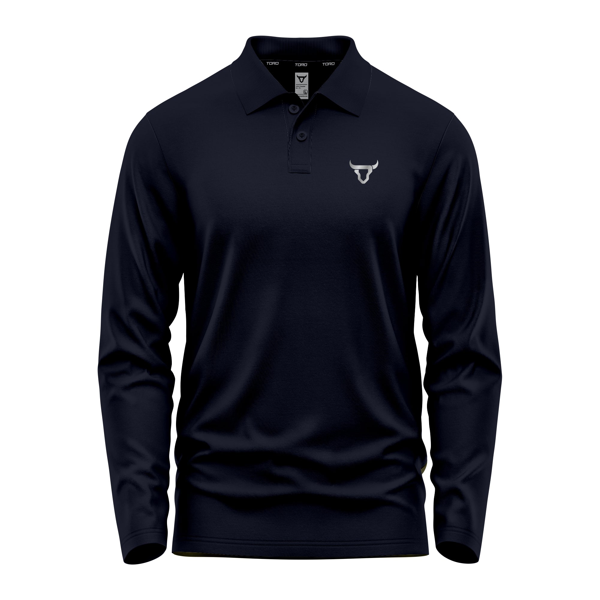 Toro Activa Dri-FIT Performance Long Sleeve Polo Navy TORO ACTIVA