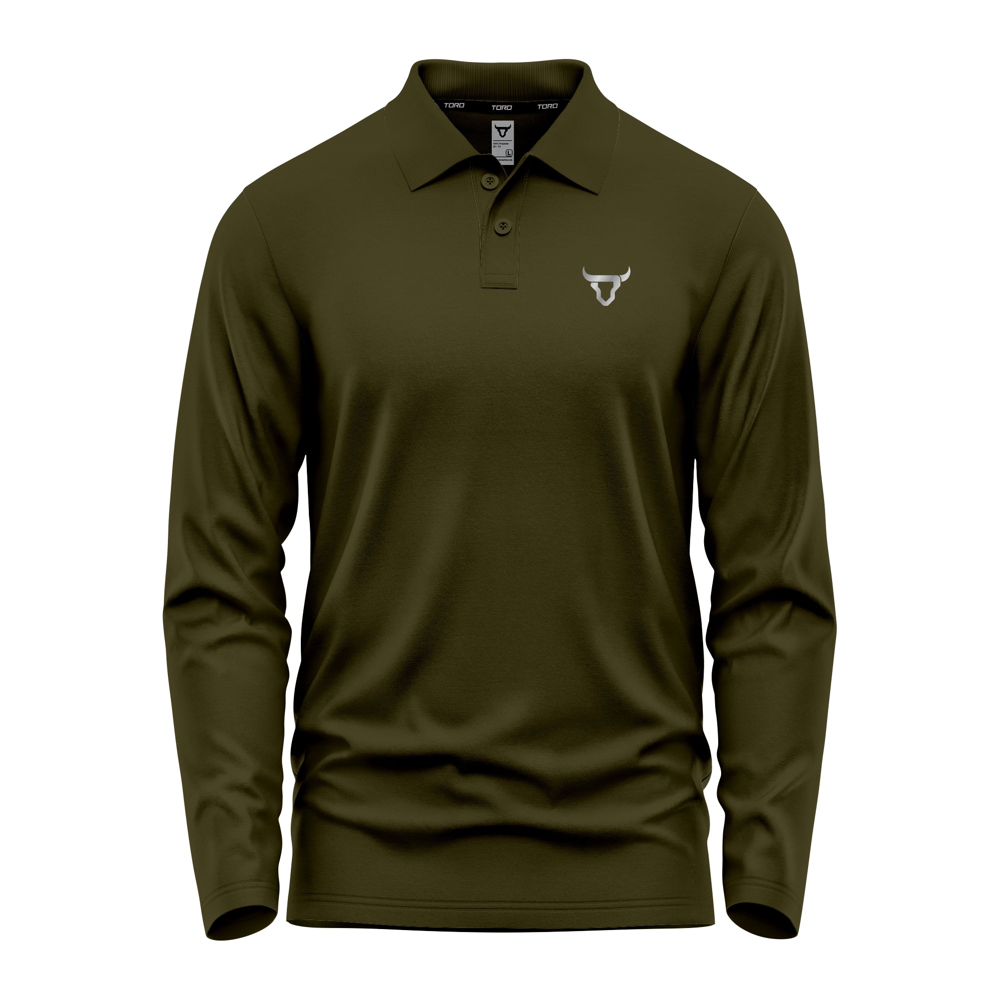 Toro Activa Dri-FIT Performance Long Sleeve Polo olive TORO ACTIVA