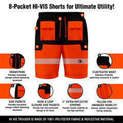 Toro Activa Hi-Vis Fleece Shorts SH106