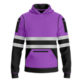 Toro Activa Hi-Vis Fleece Pullover Hoodie 1006 Kids Purple Black TORO ACTIVA