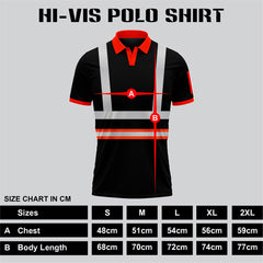 Toro Activa High Visibility Safety Work Wear Short Sleeve Polo Shirt P104