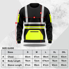 Toro Activa Workwear Hi-Vis Fleece Sweatshirt S104