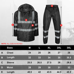 Toro Activa Lightweight Hi-Vis Rainsuit - RS105