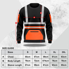 Toro Activa Workwear Hi-Vis Fleece Sweatshirt S104