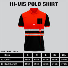Toro Activa High Visibility Safety Work Wear Short Sleeve Polo Shirt P103