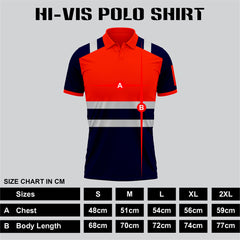 Toro Activa High Visibility Safety Work Wear Short Sleeve Polo Shirt P101