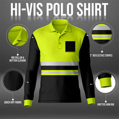 Toro Activa High Visibility Safety Work Wear Short Sleeve Polo Shirt PF101