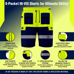 Toro Activa Hi-Vis Fleece Shorts SH107