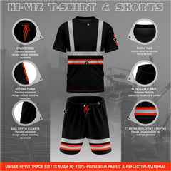 Toro Activa Hi-Vis Tracksuit / Tshirt and Shorts Set SST-104