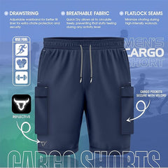 Toro Activa Athletic Cargo Shorts Quick Dry - Pack of 2