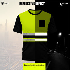 Toro Activa Hi-Vis Workwear TShirt T103 - Black/Yellow TORO ACTIVA