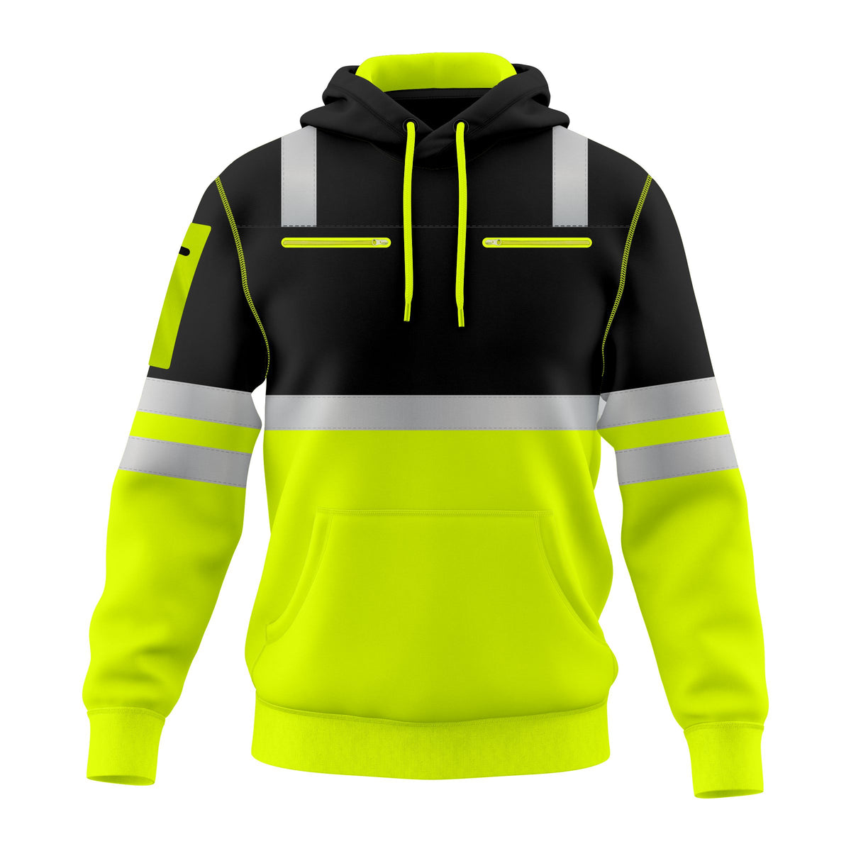 Toro Activa 1005 HiVis Pullover Hoodie Yellow Black